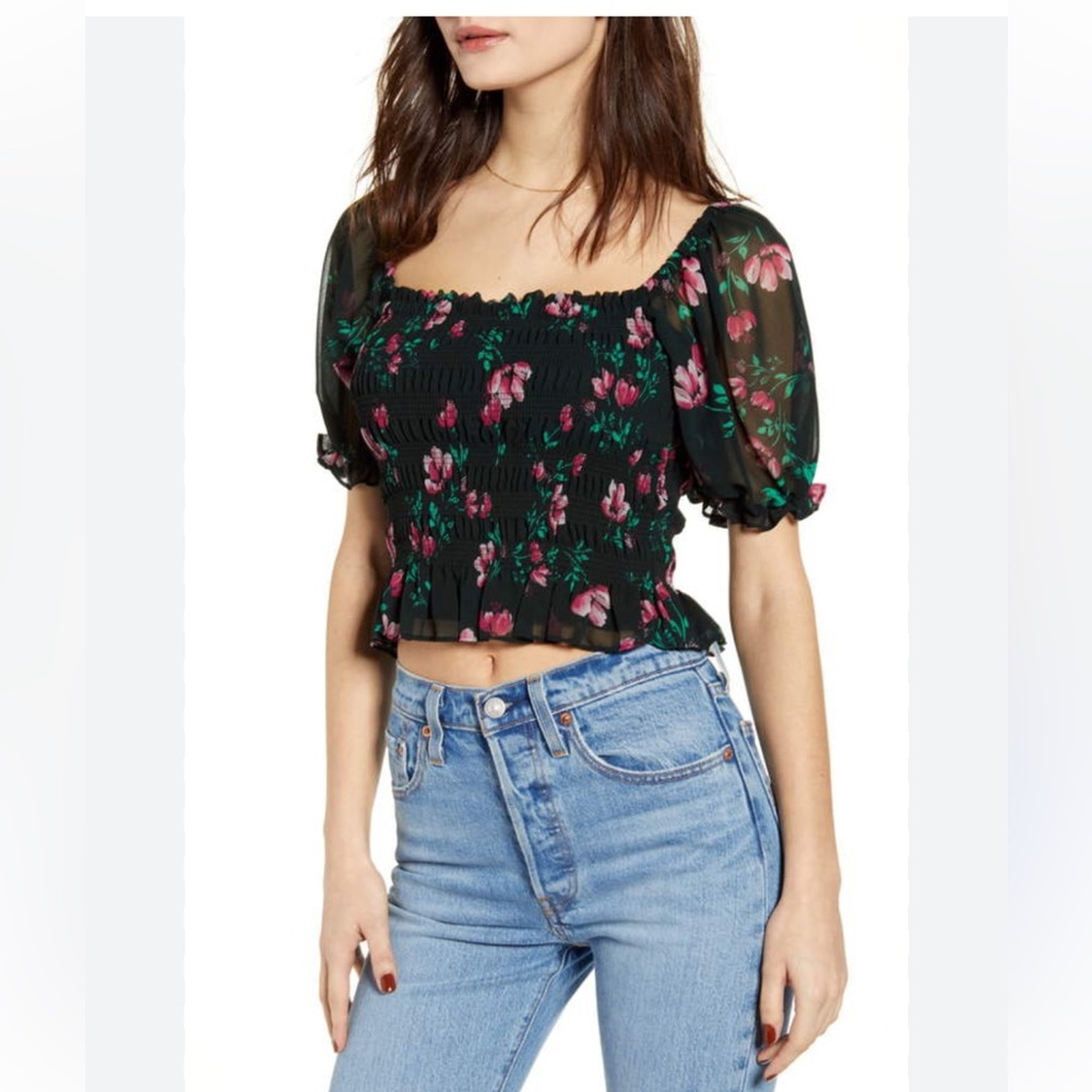 Wayf amber crop top